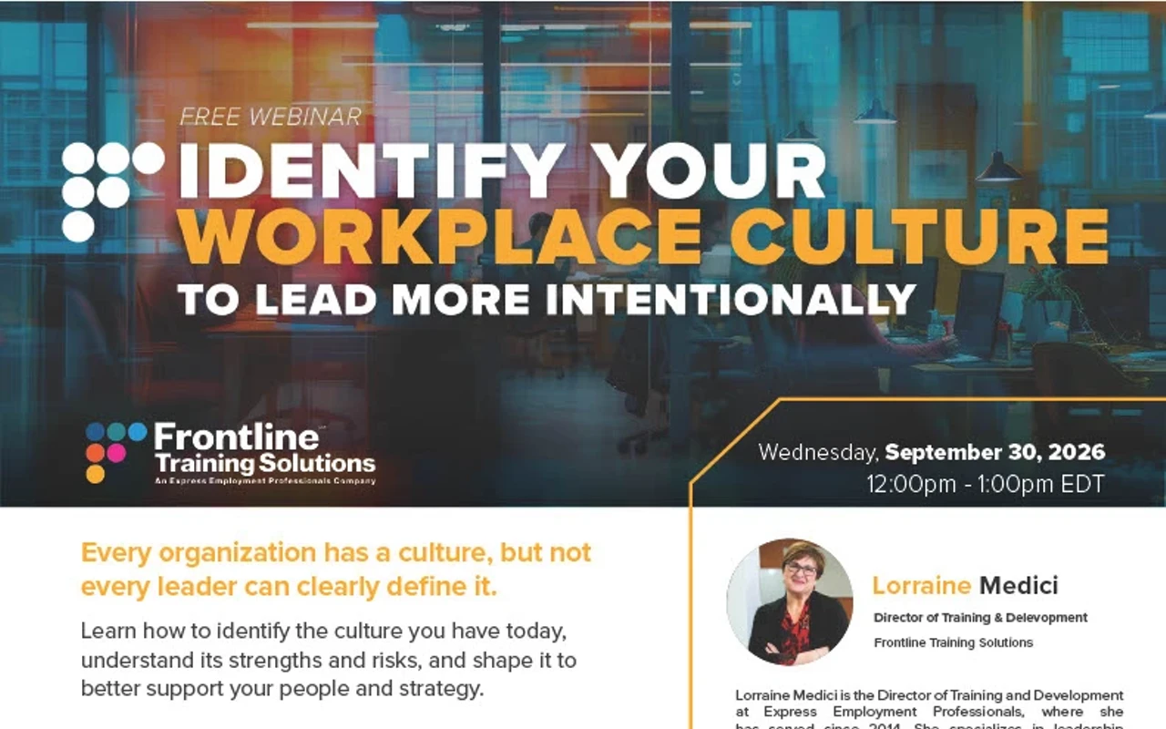 Image: Identify Your Workplace Culture Webinar